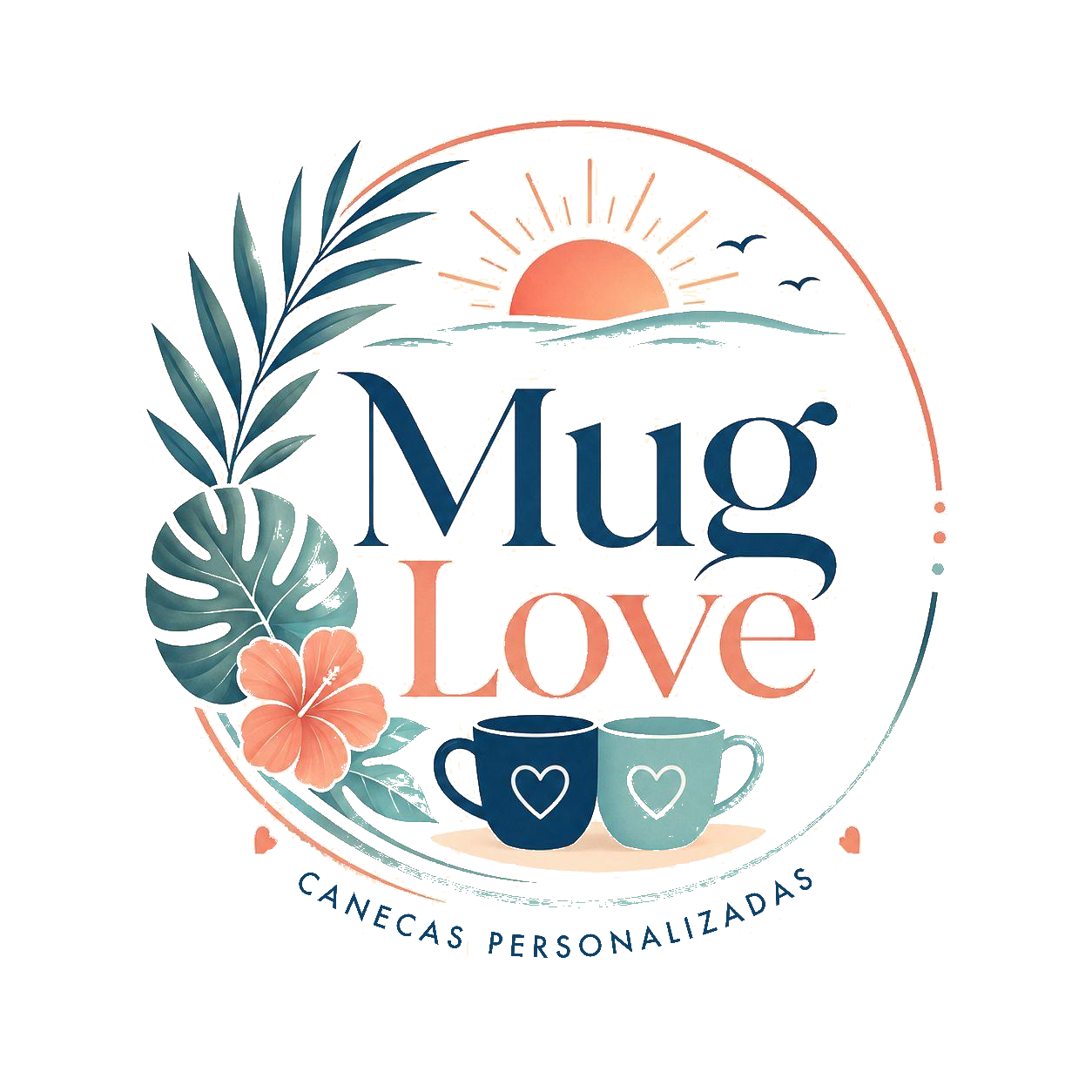 Mug Love — canecas personalizadas por sublimação